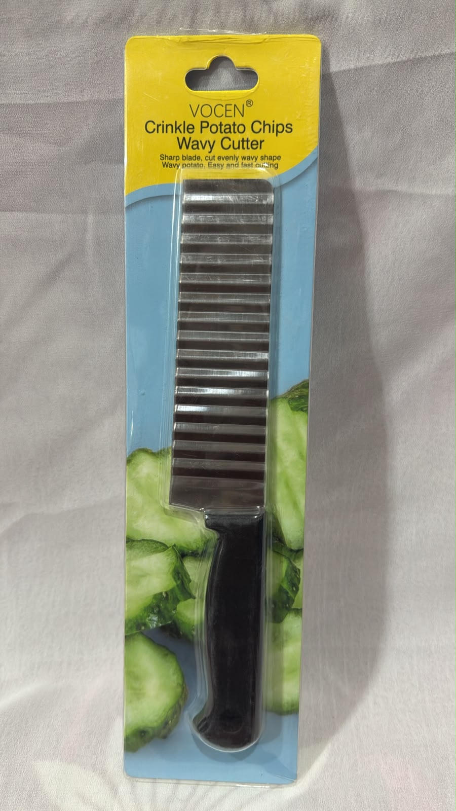 Stainless Steel Crinkle Potato Wavy Cutter