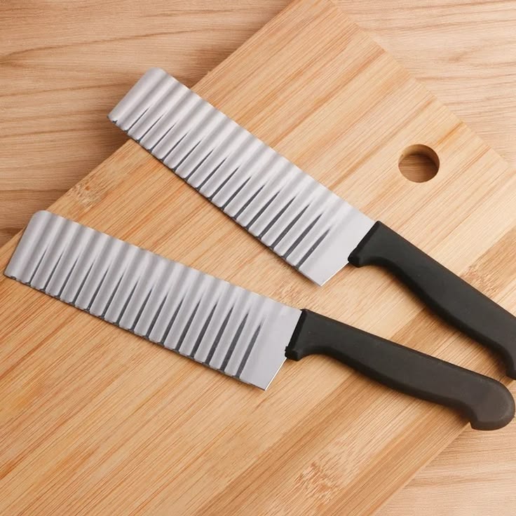 Stainless Steel Crinkle Potato Wavy Cutter
