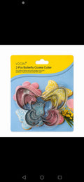 3-Piece Stainless Steel Butterfly Cookie Cutter Set
