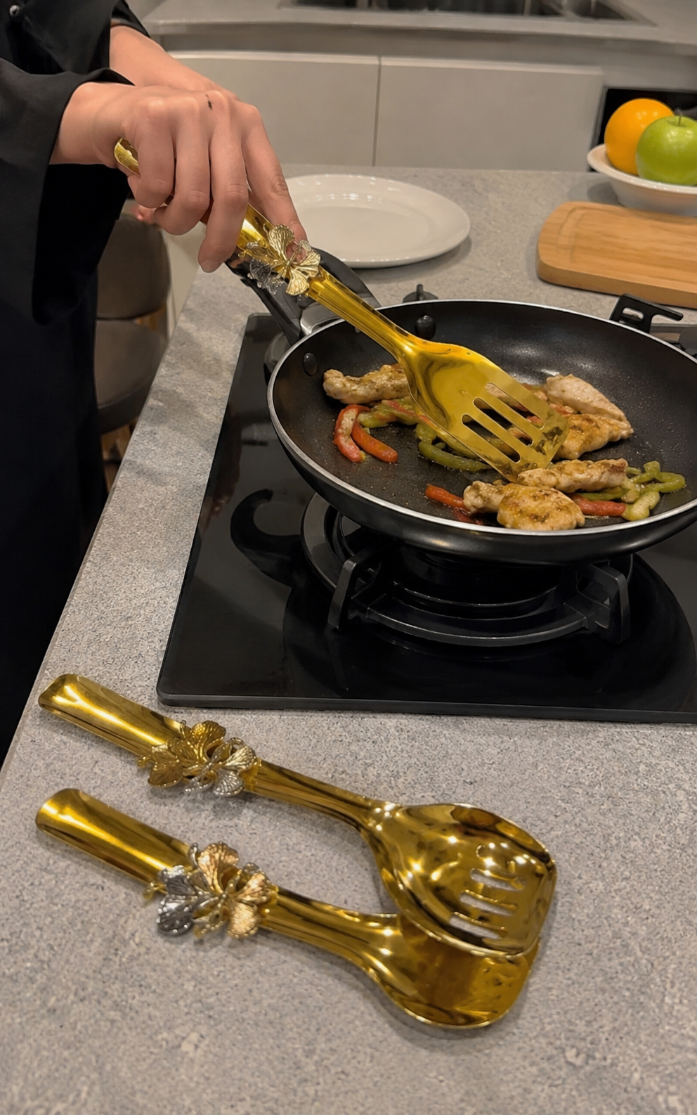 Luxury Gold Kitchen Utensil Set