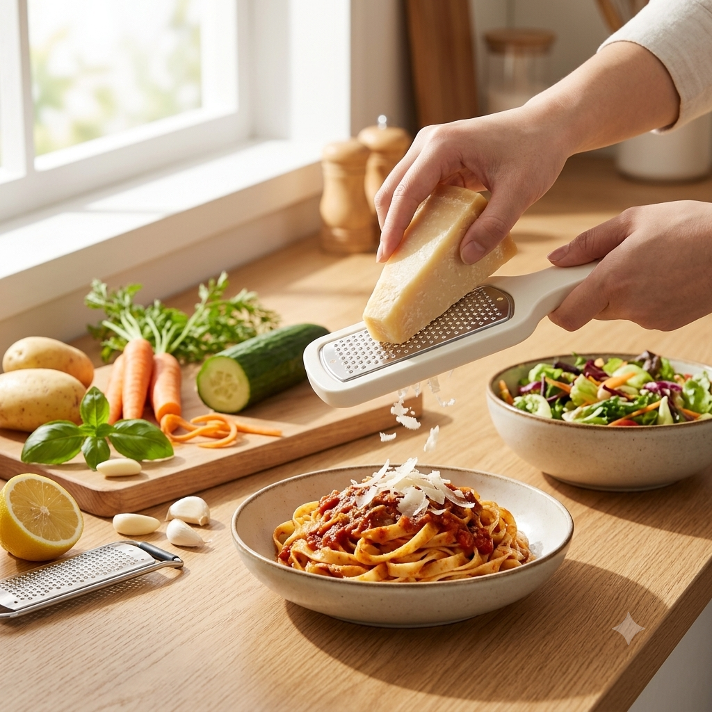 3-in-1 Stackable Stainless Steel Hand Grater