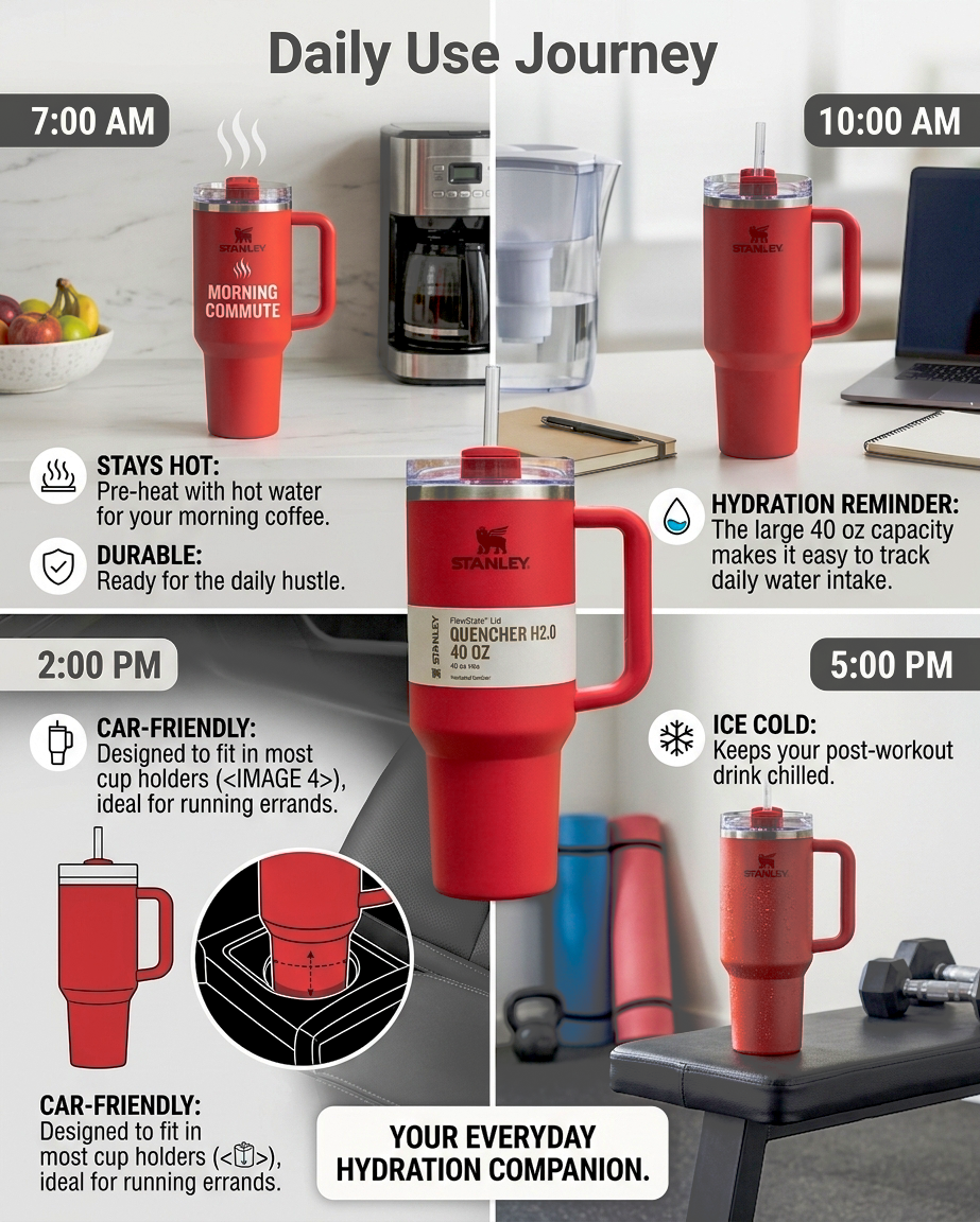 Stanley Quencher 40 oz Tumbler
