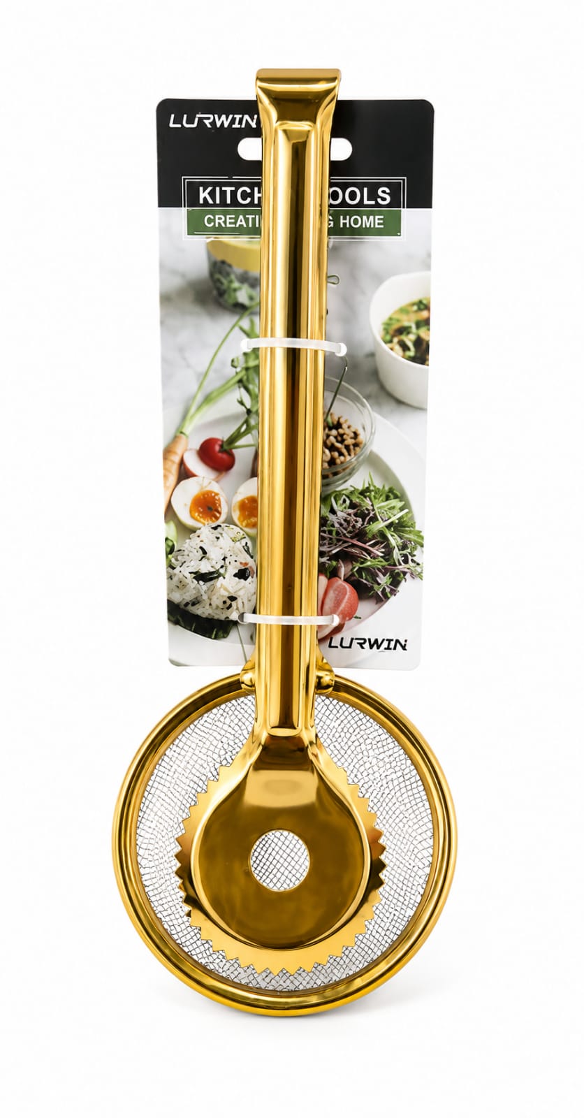 Stainless Steel Frying Skimmer Tongs