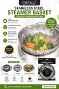 Premium Expandable Stainless Steel Steamer Basket