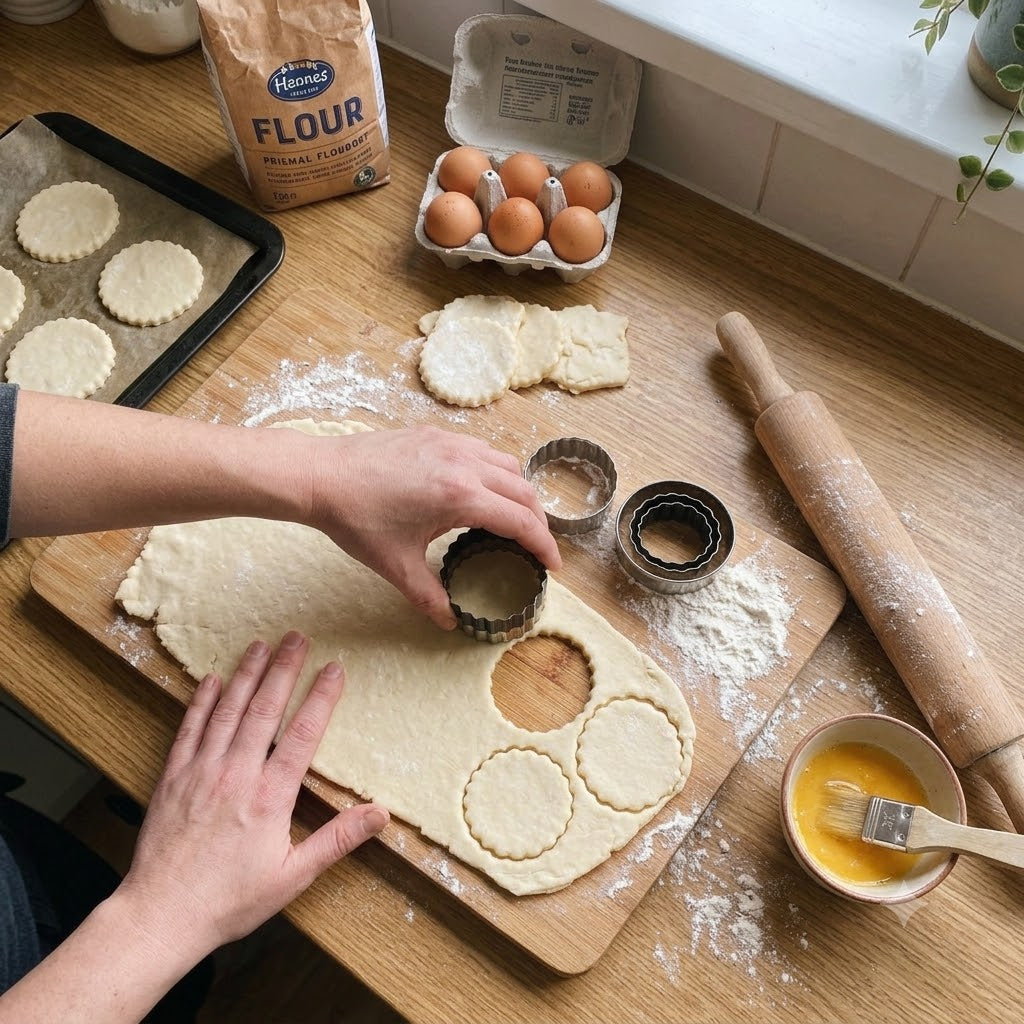 3-Piece Crinkle Pastry Cutter Set – Scalloped Dough & Cookie Cutters