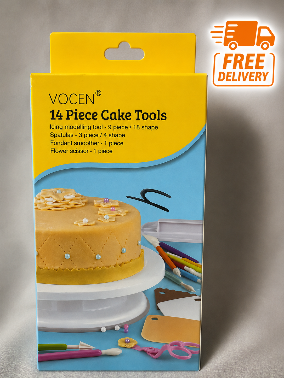 14-Piece Cake Decorating Tools Set