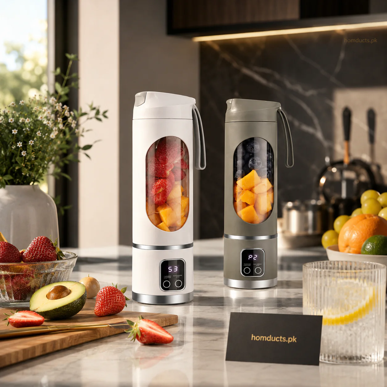 Portable Juicing Cup USB Rechargeable Personal Blender